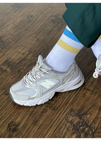 КРОССОВКИ ЖЕНСКИЕ NEW BALANCE 530 BEIGE BROWN НЬЮ БЕЛАНС 530 No Brand бежевые демисезоны (367173560)