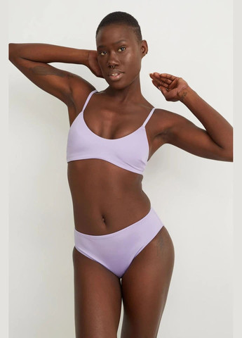 Ліловий літній купальник (ліф, трусики) C&A