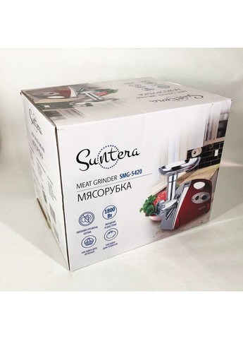 Мясорубки для колбасы SMG-5420R 1800 Вт, Мясорубки с металлическими шестернями AN-562 в редукторе Suntera (349512116)