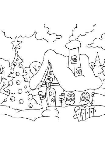 Набор для росписи по контурам В гостях у сказки 25x25 см (КА-068) Riviera Blanca (303135637)