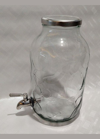 Диспенсер для лимонаду "Фрукти" з нержавіючим краном (лимонадниця) 5 л. No Brand (346123585)