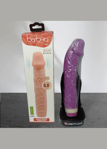 Реалістичний вібратор фіолетовий "Fantasy vibe" Baile LyBaile (301417028)