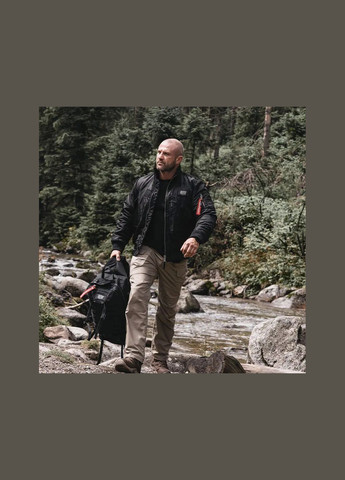 Чорна демісезонна куртка aviator ku202abk Dobermans Aggressive