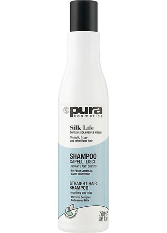 Шампунь для волосся Silk Life Shampoo 1000ml (1200182-187636) Pura Kosmetica (368628063)
