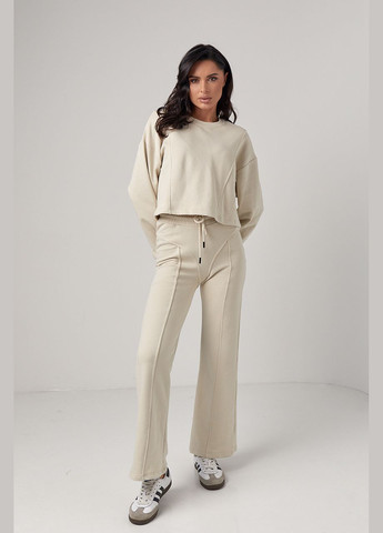 Спортивний костюм жіночий з акцентними швами Lurex (300363903)