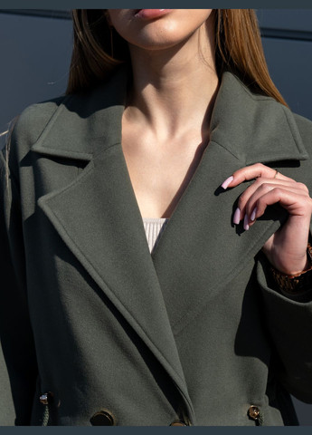 Оливкове (хакі) демісезонне Пальто MN