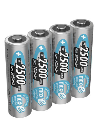 Аккумуляторы AA/HR06 NI-MH 2500 mAh BL 4 шт Ansmann (370616501)