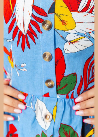 Летний женский сарафан женский с цветочным принтом Ager с рисунком