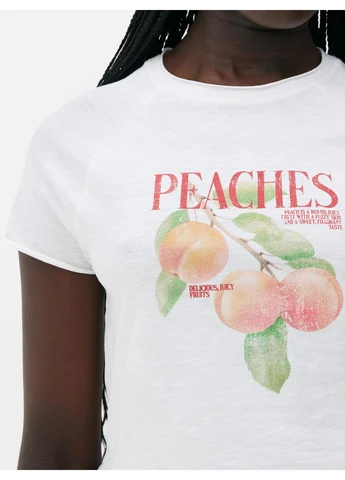 Топ лето,белый с принтом, Primark (397622921)