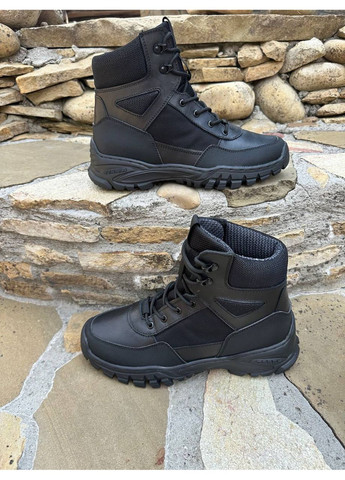 Військові Чоловічі Берці Демісезонні. 36-49р Чорні. Для важких погодних умов! DSDM-1053 No Brand (352261900)