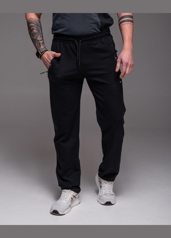 Спортивні штани прямі з лого Tommy Vakko (323444760)