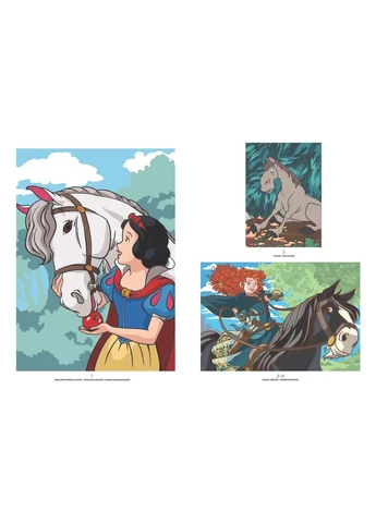 Розмальовка за номерами Disney (Дісней). Konie (Chevaux, Коні). Арт-терапія, Польське видання Wydawnictwo Olesiejuk (395903042)