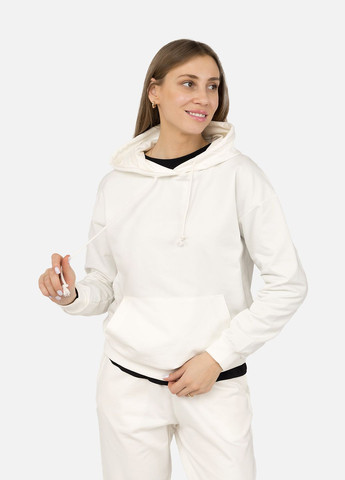 Худі жіночий колір молочний ЦБ-00266283 Yuki (322220885)