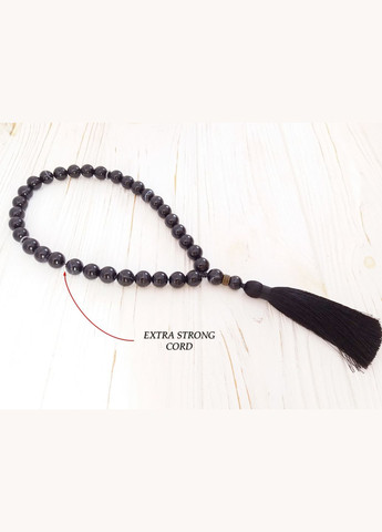 Чотки натуральний камінь агат 33 намистини d 12мм No Brand (331293529)