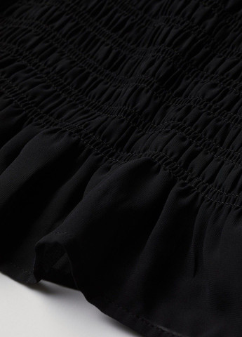 Черное кэжуал платье H&M однотонное