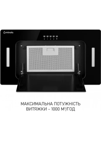 Витяжка BGK 5677 BL 1000 LED (повновбудована) MINOLA (365748617)
