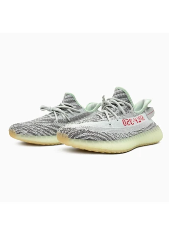 Синій літні кросівки adidas yeezy boost 350 v2 blue tint адідас ізі буст сині No Brand
