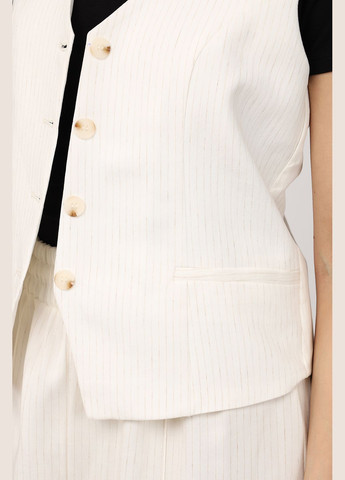 Жилет женский цвет белый CB-00272351 EFIL (325812683)