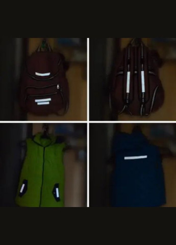 Світловідбиваюча стрічка з фігурними смугами 5 см на 1 м сірий Jannet Стрічка (318172841)