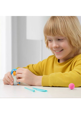 Пластилін Птахи Пінгвін, Павич, Тукан (60026-UA01) ЛІПАКА (364488052)