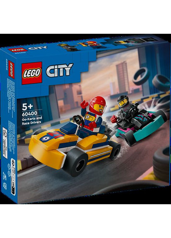 Конструктор Лего Сити Картинг и гонщики City 60400 Lego (372125300)