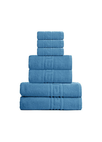 Рушник махровий банний 70х135 см блактиний IDEIA блакитний