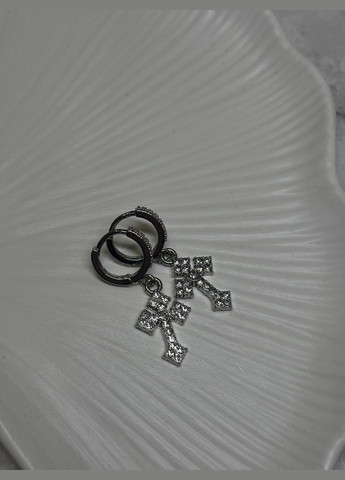 Сережки Cristal Cross White Mirshine (336382929)