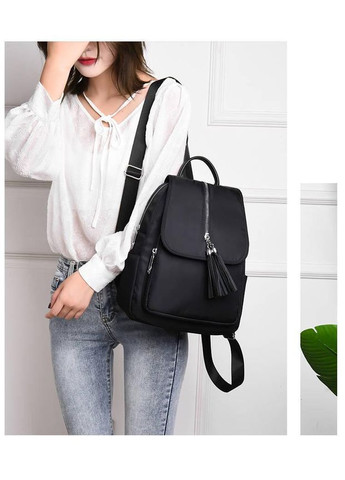 Женский черный рюкзак с косточками. КиП (277698355)