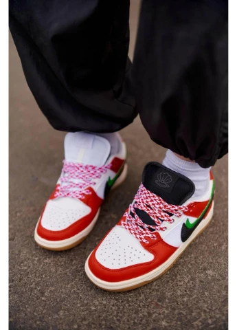 Цветные летние кроссовки nike frame skate x sb dunk low habibi найк сб данк No Brand