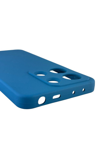 Чехол для Redmi Note 13 4G силиконовый с микрофиброй нескользящий на сяоми редми нот 13 4г синий Xiaomi (366387776)