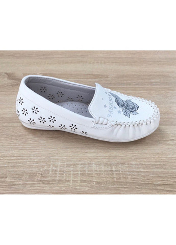 Белые обувь бедидог мокасина дев. 274-35 No Brand