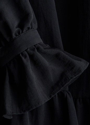 Чорна святковий сукня H&M однотонна