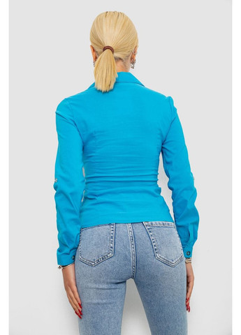 Сорочка жіноча однотонна, колір блакитний, 230R068 Ager (365595259)