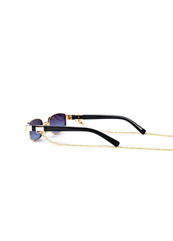 Солнцезащитные очки с поляризацией и цепочкой Фешн женские 389-106 LuckyLOOK (291885791)