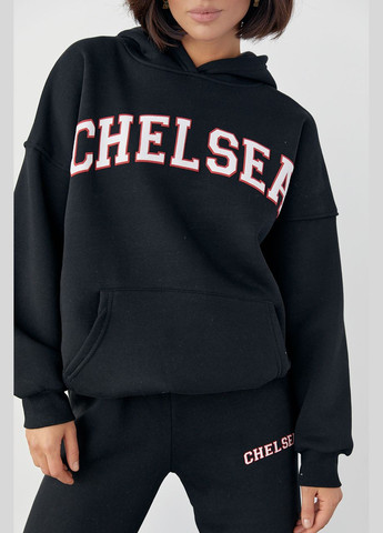 Женский спортивный костюм на флисе с принтом Chelsea Liton (296909049)