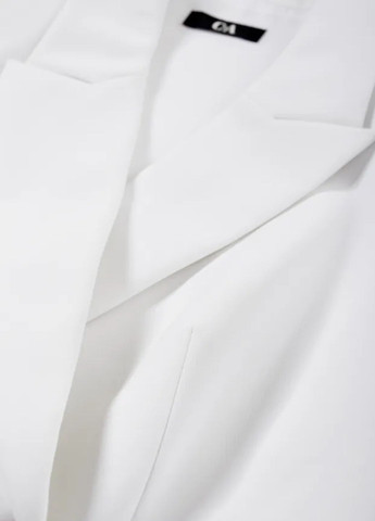 Белое деловое платье C&A однотонное