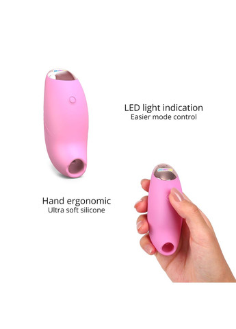 Вакуумний кліторальний стимулятор BELIEVER – PINK PASSION - CherryLove Love To Love (332209310)