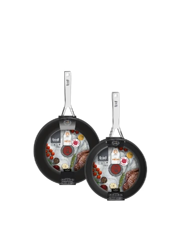 Набор сковородок MasterChef 26см, 28см + ПОДАРОК: Доска кухонная Krauff (376500230)
