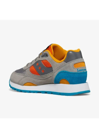 Серые всесезонные кроссовки shadow 6000 grey/orange/blue Saucony