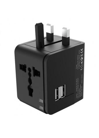 Мережевий фільтр WL01 charger can use for all countries for UK, EU, US Black XO (297457133)