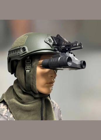 ПНБ, Прилад нічного бачення NVG-G1 з кріпленням на шолом, цифровий, кейс, система ременів для голови Spina Optics (330641501)