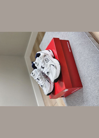 Кроссовки женские и мужские New Balance 530 white silver \ Нью Беланс 530 белые серебряные No Brand белые демисезоны (302241510)