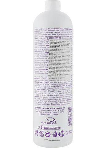 Окислювач 30Vol (9%) Color System Peroxide 30Vol 135ml (58929-132147) Kuul (368645087)