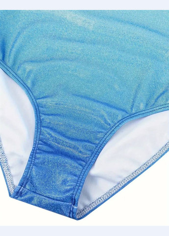 Блакитний демісезонний гімнастичний купальник No Brand Купальник