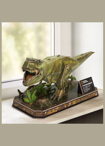 Трехмерная головоломка-конструктор National Geographic Dino Тиранозавр Рекс (DS1051h) CubicFun (333252278)