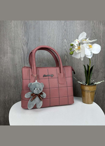 Женская мини сумочка с брелком мишкой, маленькая сумка на плечо No Brand (334730495)