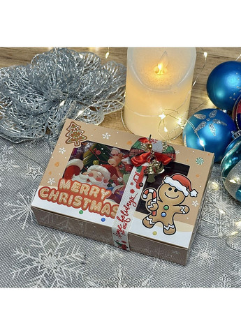 Рождественский подарочный набор пастилы «Сманька под елку» 300 г (бежевая с пряником) No Brand (371689588)