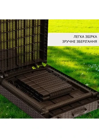 Складаний шезлонг лежак садовий B-24067 (42400966) Bonro (357206729)