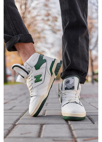 Серые зимние кроссовки мужские new balance 650 hight white green fur нью беланс 650 No Brand