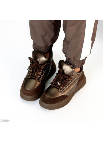 Зимние кроссовки Helen коричневые зима (369094642)